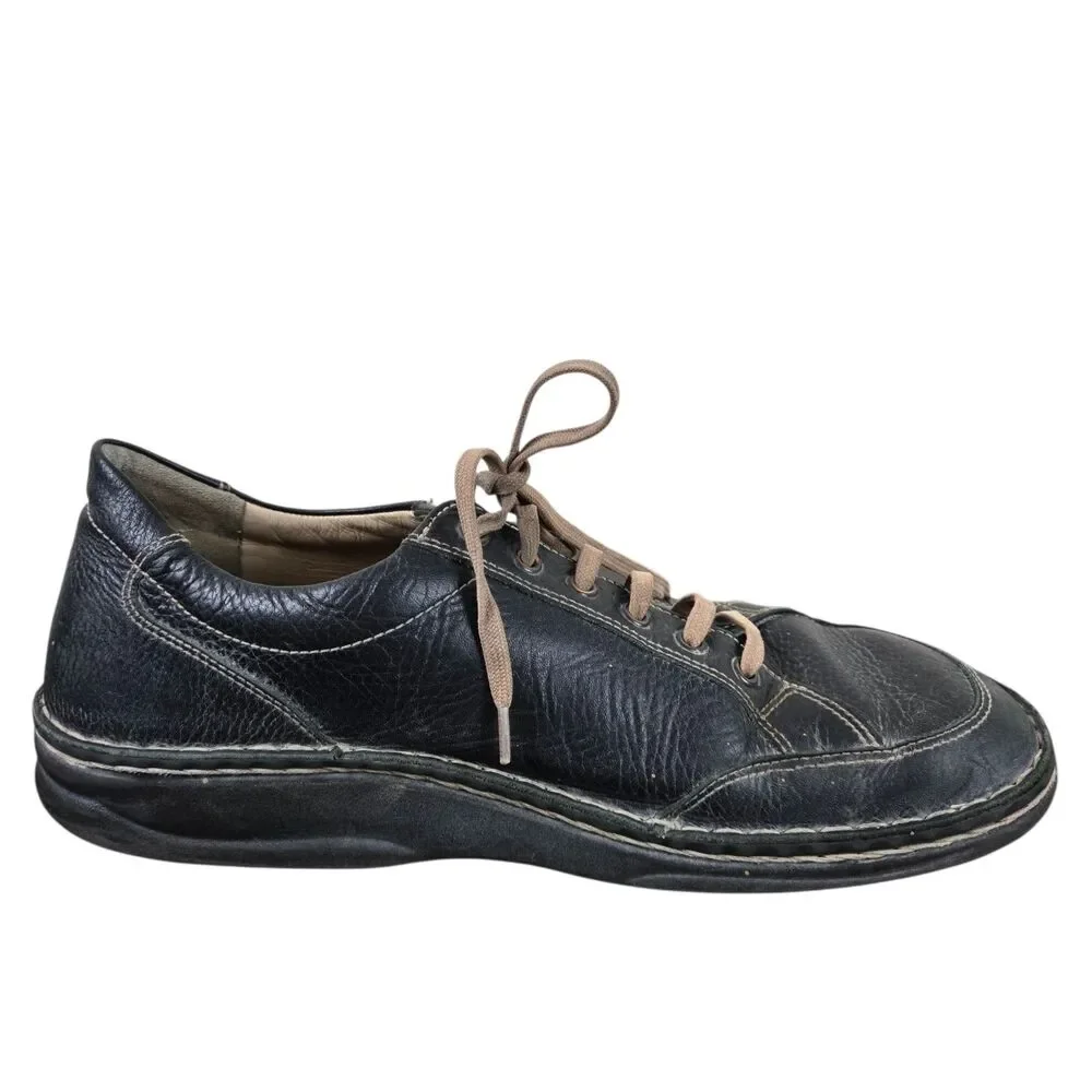 Finn Comfort Nantes Lace Up Oxfords Men's Sz 9.5 Black Leather Dadcore Gorpcore